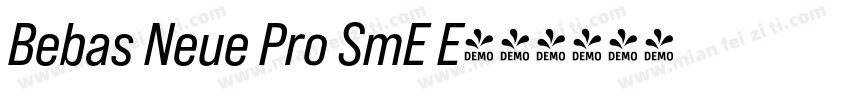 Bebas Neue Pro SmE E字体转换